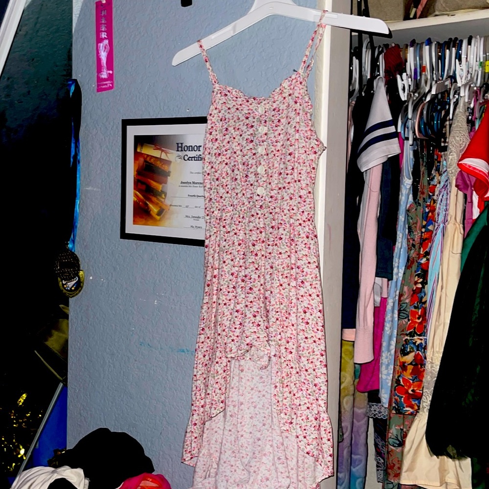 I’m selling a flower pink dress with shorts in it